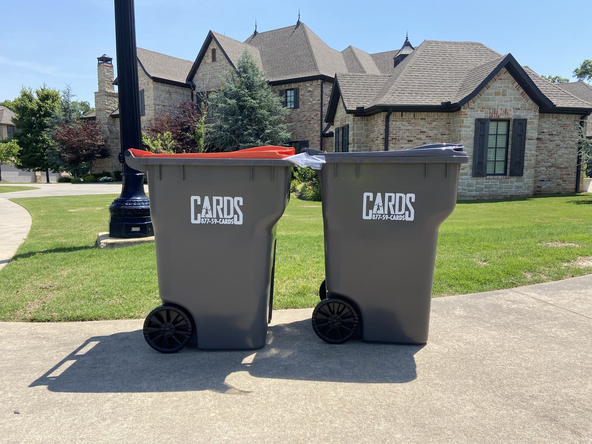 Cards Trash Containers